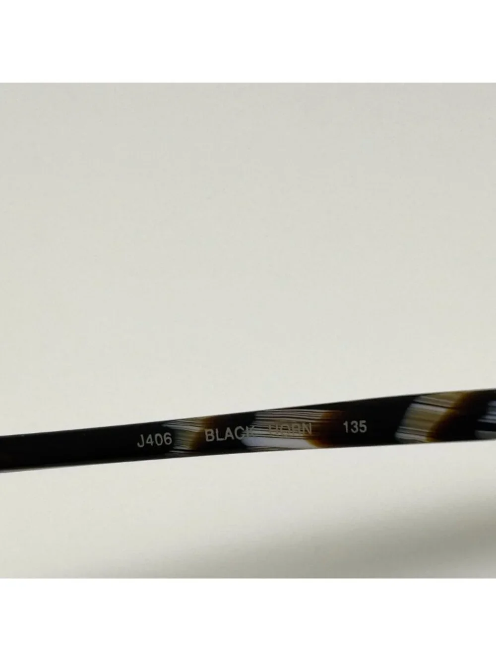 Jones New York J406 BLK Black Horn Eyeglasses Eye Glasses Frames 48-19-135